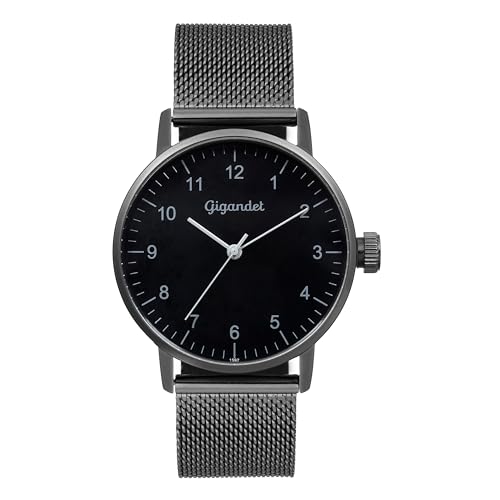 Gigandet Damen Analog Japanisches Quarzwerk Uhr mit Edelstahl Armband 9VNAG27NE/007 von Gigandet