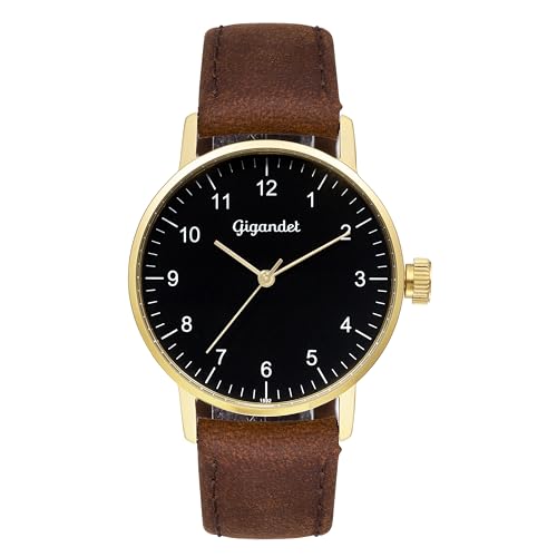 Gigandet Damen Analog Japanisches Quarzwerk Uhr mit Leder Armband 13VNAG27NE/002 von Gigandet