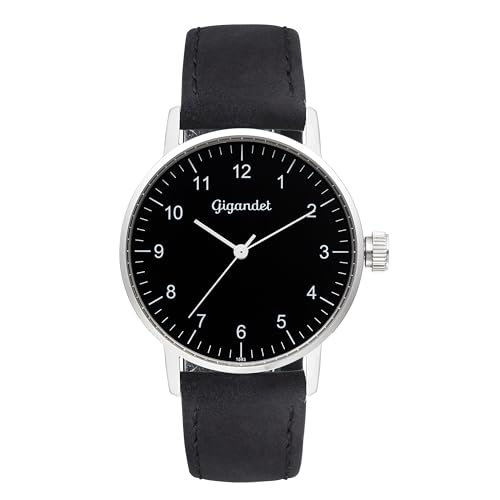 Gigandet Damen Analog Japanisches Quarzwerk Uhr mit Leder Armband 15VNAG27NE/003 von Gigandet