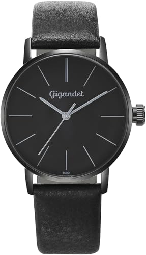 Gigandet Damen Analog Japanisches Quarzwerk Uhr mit Leder Armband 6VNAG43NE/011 von Gigandet