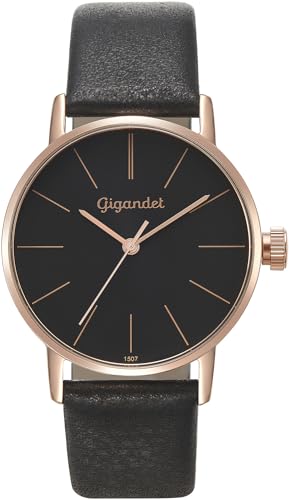 Gigandet Damen Analog Japanisches Quarzwerk Uhr mit Leder Armband AVG43-18 von Gigandet