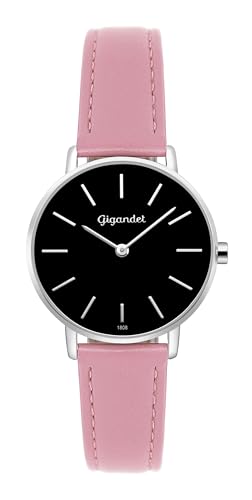 Gigandet Damen Analog Japanisches Quarzwerk Uhr mit Leder Armband G36-019 von Gigandet