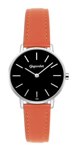 Gigandet Damen Analog Japanisches Quarzwerk Uhr mit Leder Armband G36-021 von Gigandet
