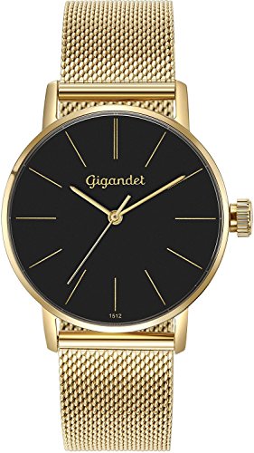 Gigandet Damen-Armbanduhr Quarzwerk Analog mit Metallarmband G43-023 von Gigandet