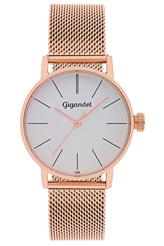 Gigandet Damenuhr Minimalism Quarz Analog mit Metallarmband rotgold G43-008 Gigandet Damenuhr Minimalism Quarz Analog mit Metallarmband rotgold G43-008 von Gigandet