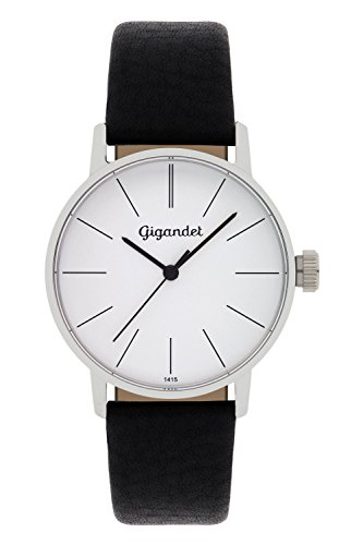 Gigandet Damenuhr Minimalism Quarz Analog mit Lederarmband schwarz G43-001 Gigandet Damenuhr Minimalism Quarz Analog mit Lederarmband schwarz G43-001 von Gigandet