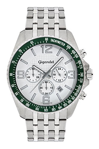 Gigandet Herren-Armbanduhr Chronograph Quarz Analog mit Edelstahlarmband Fast Track G12-002 Gigandet Herren-Armbanduhr Chronograph Quarz Analog mit Edelstahlarmband Fast Track G12-002 von Gigandet