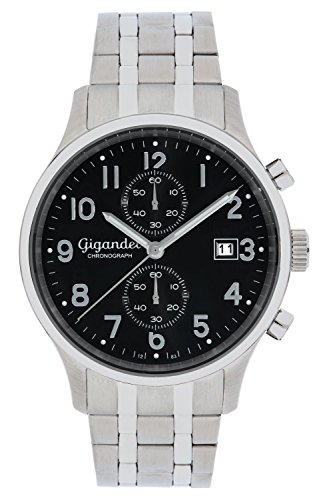 Gigandet Herren Analog Japanisches Quarzwerk Uhr mit Edelstahl Armband 2VNAG49/006 von Gigandet