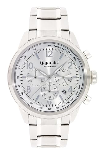 Gigandet Herren Analog Japanisches Quarzwerk Uhr mit Edelstahl Armband 4VNAG25NE/002 von Gigandet