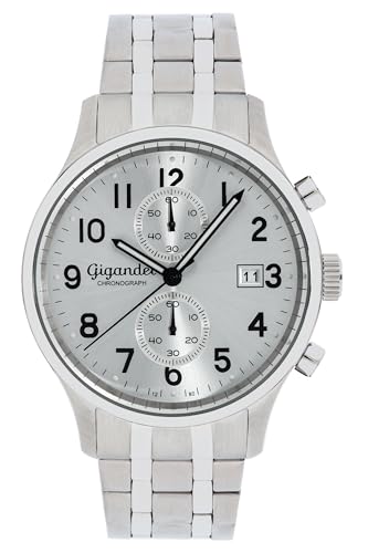 Gigandet Herren Analog Japanisches Quarzwerk Uhr mit Edelstahl Armband 5VNAG49NE/003 von Gigandet