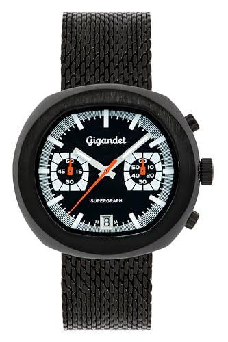 Gigandet Herren Analog Japanisches Quarzwerk Uhr mit Edelstahl Armband 6VNAG11NE/005 von Gigandet