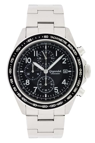 Gigandet Herren Analog Japanisches Quarzwerk Uhr mit Edelstahl Armband 6VNAG24NE/005 von Gigandet