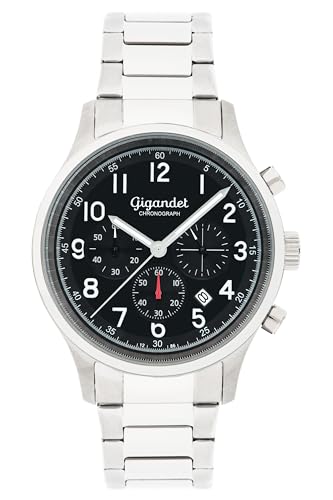 Gigandet Herren Analog Japanisches Quarzwerk Uhr mit Edelstahl Armband 6VNAG50NE/003 von Gigandet