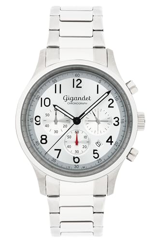 Gigandet Herren Analog Japanisches Quarzwerk Uhr mit Edelstahl Armband 7VNAG50NE/001 von Gigandet
