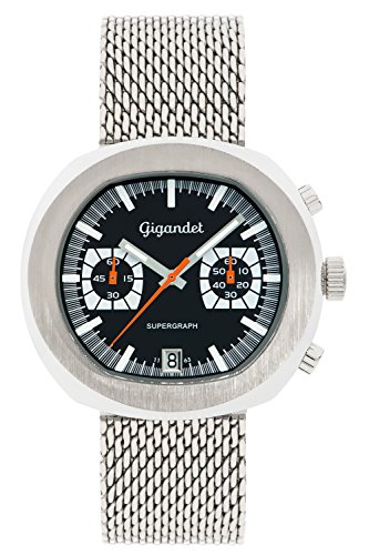 Gigandet Herren Analog Japanisches Quarzwerk Uhr mit Edelstahl Armband AVG11-02 von Gigandet