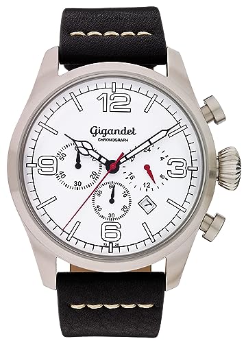 Gigandet Herren Analog Japanisches Quarzwerk Uhr mit Edelstahl Armband AVG20-01 von Gigandet