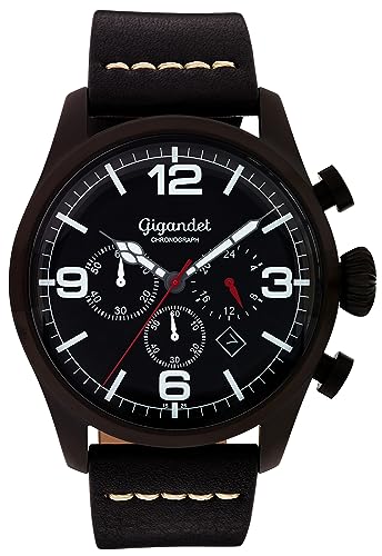 Gigandet Herren Analog Japanisches Quarzwerk Uhr mit Edelstahl Armband AVG20-03 von Gigandet