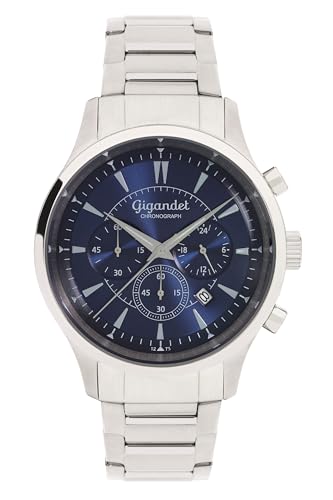 Gigandet Herren Analog Japanisches Quarzwerk Uhr mit Edelstahl Armband AVG48-04 von Gigandet