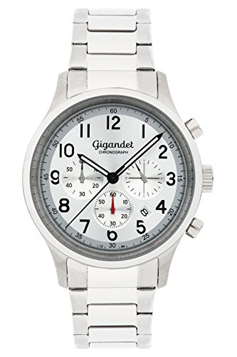 Gigandet Herren Analog Japanisches Quarzwerk Uhr mit Edelstahl Armband AVG50-01 von Gigandet