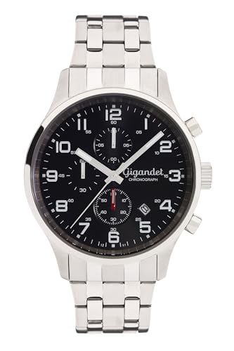 Gigandet Herren Analog Japanisches Quarzwerk Uhr mit Edelstahl Armband AVG51-02 von Gigandet
