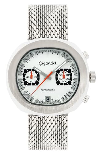 Gigandet Herren Analog Japanisches Quarzwerk Uhr mit Edelstahl Armband VNAG11/001 von Gigandet