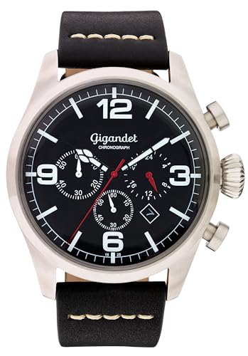 Gigandet Herren Analog Japanisches Quarzwerk Uhr mit Edelstahl Armband VNAG20/002 von Gigandet