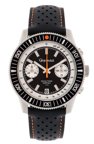 Gigandet Herren Analog Japanisches Quarzwerk Uhr mit Leder Armband 11VNAG7NE/010 von Gigandet