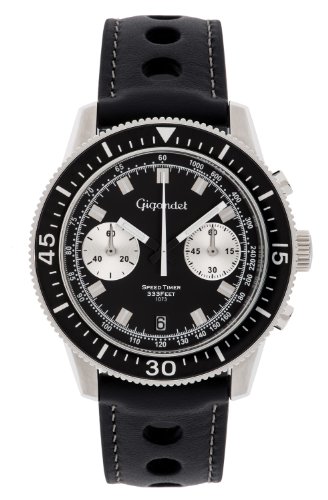 Gigandet Herren Analog Japanisches Quarzwerk Uhr mit Leder Armband 5VNAG7NE/005 von Gigandet