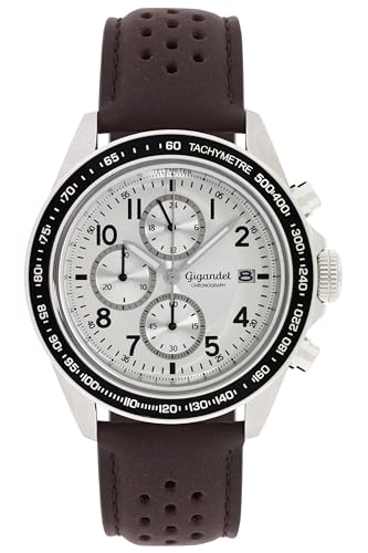 Gigandet Herren Analog Japanisches Quarzwerk Uhr mit Leder Armband 7VNAG24NE/008 Gigandet Herren Analog Japanisches Quarzwerk Uhr mit Leder Armband 7VNAG24NE/008 von Gigandet