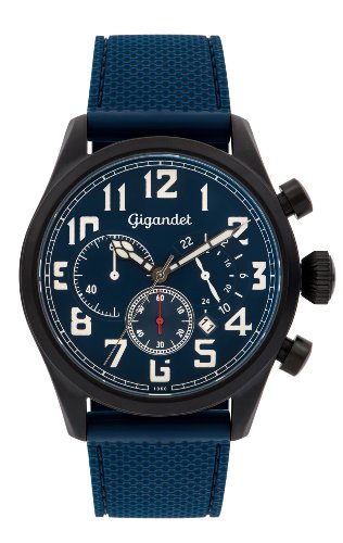 Gigandet Herren Analog Japanisches Quarzwerk Uhr mit Leder Armband AVG4-08 von Gigandet