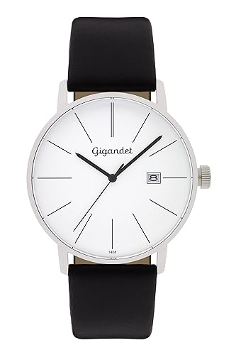 Gigandet Herren Analog Japanisches Quarzwerk Uhr mit Leder Armband AVG42-01 von Gigandet