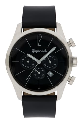 Gigandet Herren Analog Japanisches Quarzwerk Uhr mit Leder Armband VNAG13/002 von Gigandet