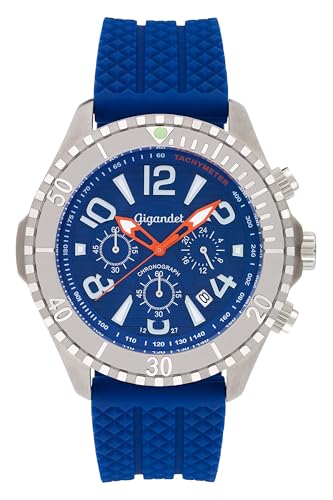 Gigandet Herren Analog Japanisches Quarzwerk Uhr mit Silikon Armband 11VNAG23NE/004 von Gigandet