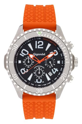 Gigandet Herren Analog Japanisches Quarzwerk Uhr mit Silikon Armband 11VNAG23NE/005 von Gigandet