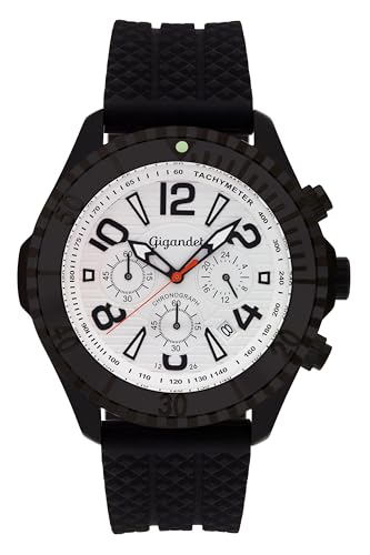 Gigandet Herren Analog Japanisches Quarzwerk Uhr mit Silikon Armband 14VNAG23NE/003 von Gigandet