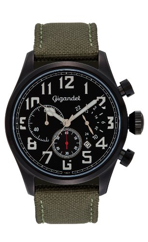 Gigandet Herren Analog Japanisches Quarzwerk Uhr mit Silikon Armband AVG4-03 von Gigandet