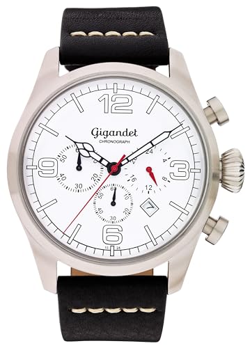 Gigandet Herren Analog Quarz Uhr mit Edelstahl Armband 11VNAG20NE/001 von Gigandet