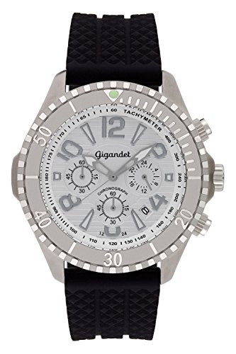 Gigandet Herren Uhr Chronograph Quarz mit Silikon Armband G23-001 Gigandet Herren Uhr Chronograph Quarz mit Silikon Armband G23-001 von Gigandet