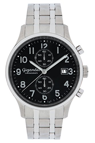 Gigandet Herren-Armbanduhr Chronograph Quarz Analog mit Edelstahlarmband Skyscraper G49-006 von Gigandet