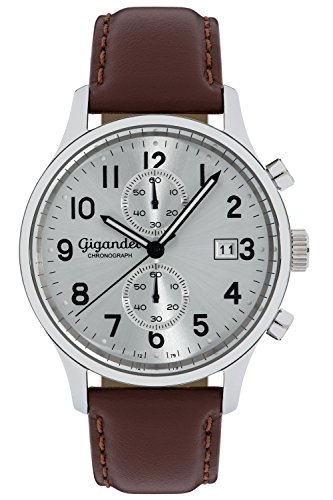 Gigandet Herren-Armbanduhr Chronograph Quarz Analog mit Lederarmband Skyscraper G49-002 Gigandet Herren-Armbanduhr Chronograph Quarz Analog mit Lederarmband Skyscraper G49-002 von Gigandet