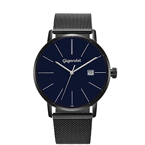 Gigandet Herren-Armbanduhr Minimalism Quarz Analog mit Edelstahlarmband schwarz G42-015 Gigandet Herren-Armbanduhr Minimalism Quarz Analog mit Edelstahlarmband schwarz G42-015 von Gigandet