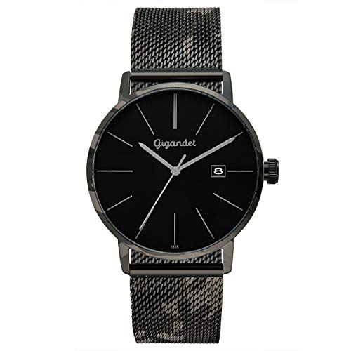 Gigandet Herren-Armbanduhr Minimalism Quarz Uhr Analog Milanaise Edelstahlarmband Camouflage Dark G42-017 Gigandet Herren-Armbanduhr Minimalism Quarz Uhr Analog Milanaise Edelstahlarmband Camouflage Dark G42-017 von Gigandet