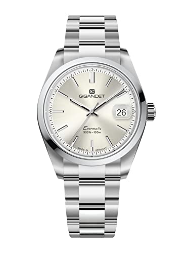 Gigandet Herren-Automatikuhr Evermatic - Made in Germany - Swiss Made Automatikuhrwerk Ronda R150 - Saphirglas - Super Luminova - Verschraubtes Edelstahlarmband 100m/10bar G200-001M Gigandet Herren-Automatikuhr Evermatic - Made in Germany - Swiss Made Automatikuhrwerk Ronda R150 - Saphirglas - Super Luminova - Verschraubtes Edelstahlarmband 100m/10bar G200-001M von Gigandet