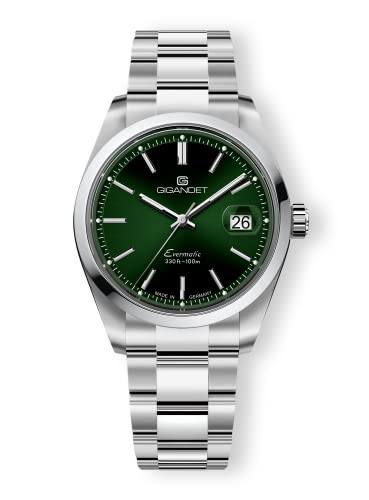 Gigandet Herren-Automatikuhr Evermatic - Made in Germany - Swiss Made Automatikuhrwerk Ronda R150 - Saphirglas - Super Luminova - Verschraubtes Edelstahlarmband 100m/10bar G200-005M Gigandet Herren-Automatikuhr Evermatic - Made in Germany - Swiss Made Automatikuhrwerk Ronda R150 - Saphirglas - Super Luminova - Verschraubtes Edelstahlarmband 100m/10bar G200-005M von Gigandet