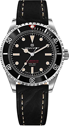 Gigandet Herren-Automatikuhr Sea Ground 100 Vintage - Made in Germany - Saphirglas - Swiss Super Luminova - Edelstahl - Taucheruhr - 100m/10bar wasserdicht - 40mm - G100-003 Gigandet Herren-Automatikuhr Sea Ground 100 Vintage - Made in Germany - Saphirglas - Swiss Super Luminova - Edelstahl - Taucheruhr - 100m/10bar wasserdicht - 40mm - G100-003 von Gigandet