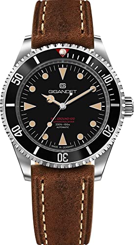 Gigandet Herren-Automatikuhr Sea Ground 100 Vintage - Made in Germany - Saphirglas - Swiss Super Luminova - Edelstahl - Taucheruhr - 100m/10bar wasserdicht - 40mm - G100-004 Gigandet Herren-Automatikuhr Sea Ground 100 Vintage - Made in Germany - Saphirglas - Swiss Super Luminova - Edelstahl - Taucheruhr - 100m/10bar wasserdicht - 40mm - G100-004 von Gigandet