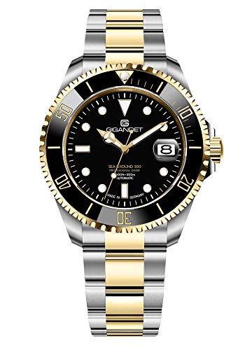 Gigandet Herren-Automatikuhr Sea Ground 300 Ceramic Date - Made in Germany - Keramiklünette - Saphirglas - Swiss Super Luminova - Edelstahl - 300m/30bar wasserdicht - G300-016M-C Gigandet Herren-Automatikuhr Sea Ground 300 Ceramic Date - Made in Germany - Keramiklünette - Saphirglas - Swiss Super Luminova - Edelstahl - 300m/30bar wasserdicht - G300-016M-C von Gigandet