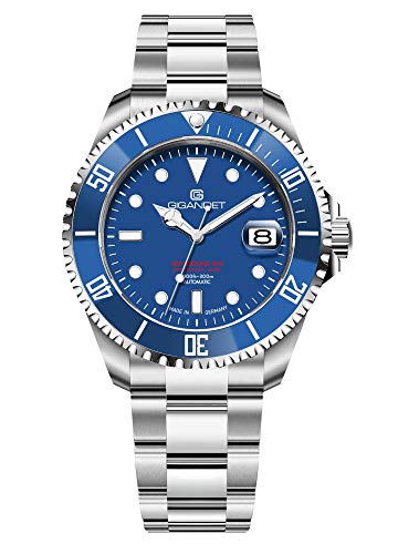 Gigandet Herren-Automatikuhr Sea Ground 300 - Made in Germany - Saphirglas - Swiss Super Luminova - Edelstahl - 300m/30bar wasserdicht - G300-015M von Gigandet