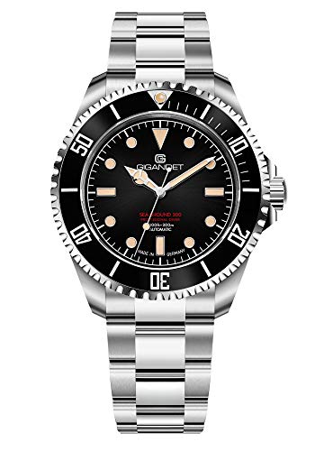 Gigandet Herren-Automatikuhr Sea Ground 300 - Made in Germany - Saphirglas - Swiss Super Luminova - Edelstahl - 300m/30bar wasserdicht - G300V-007M von Gigandet