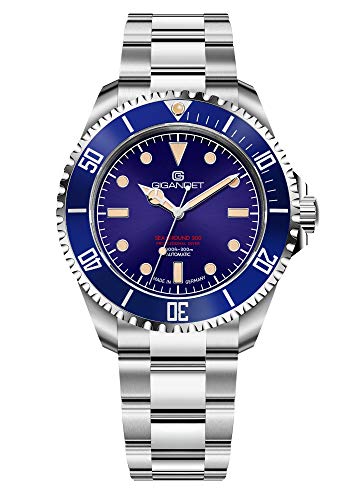 Gigandet Herren-Automatikuhr Sea Ground 300 - Made in Germany - Saphirglas - Swiss Super Luminova - Edelstahl - 300m/30bar wasserdicht - G300V-008M von Gigandet